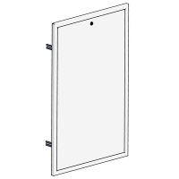 Priekšējais rāmis un priekšējās durvis HIU Compact RAD un HIU Compact grīdas apsildei